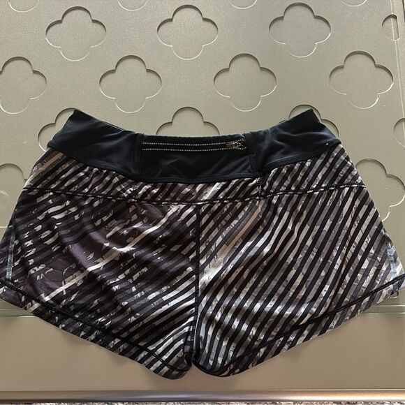 ATHLETA Pulse Lined Athletic Running Shorts Black L - Picture 2 of 6